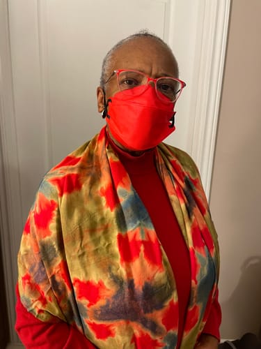 Customer photo review of KN95 Respirator Face Mask - Red