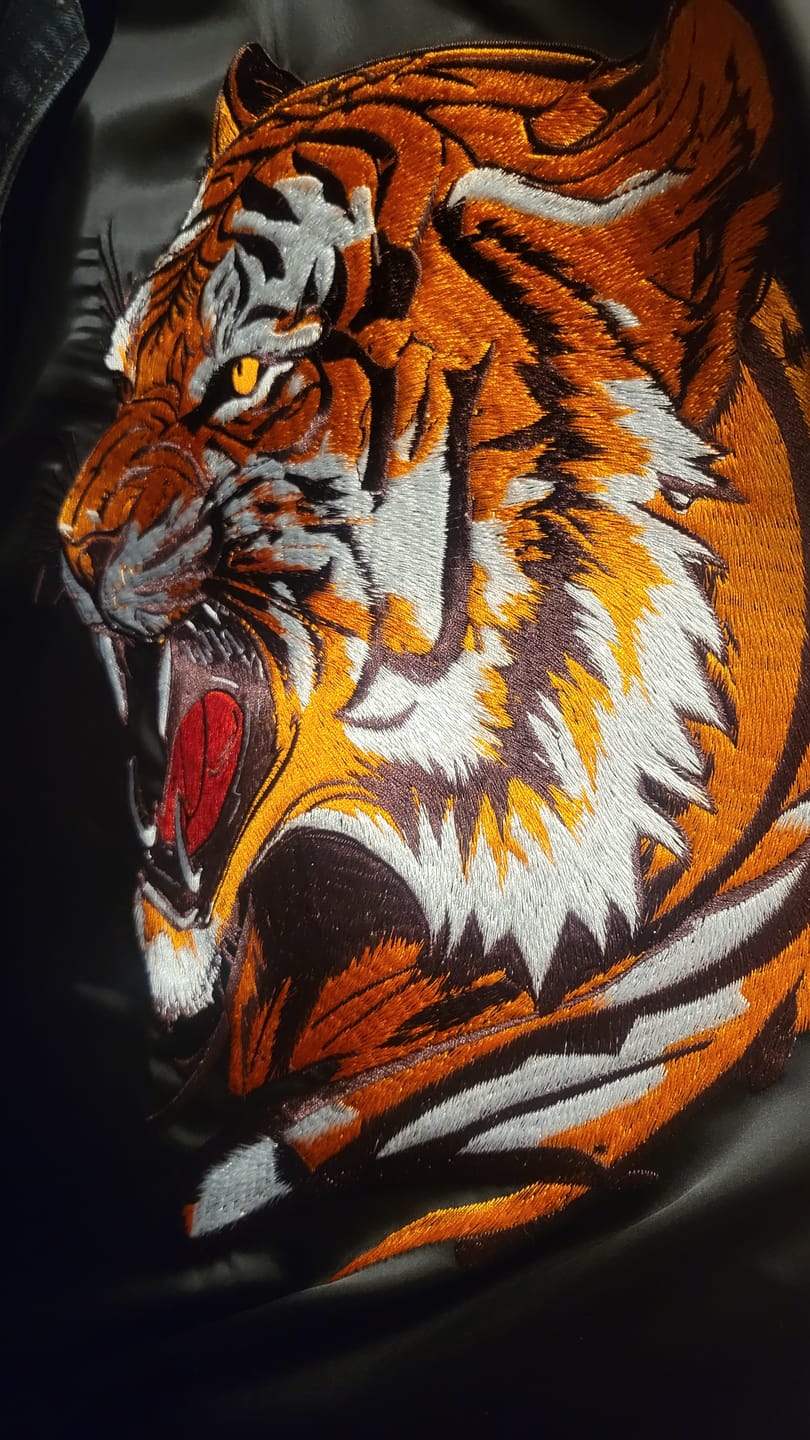 Customer photo review of Roaring Tiger Sukajan Souvenir Jacket