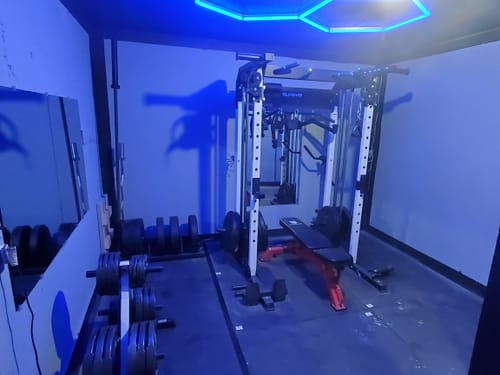 Customer photo review of Major Fitness F22 All-In-One Home Gym Power Rack