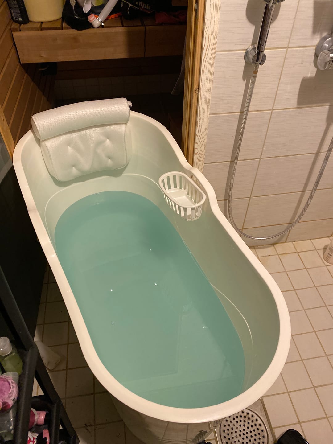 Customer photo review of Kylpyamme XL Aikuisille