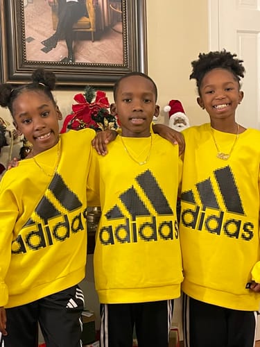 Customer photo review of Double Plated Name Necklace with Cuban Chain