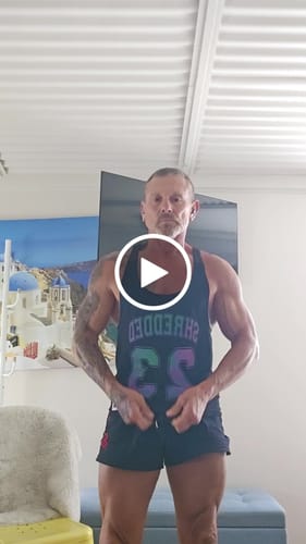 Customer video review of Trip Reflective - Baller - Hybrid T-Back gym Singlet