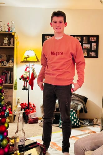 Customer photo review of [Limited Edition] Epiphany 'Blessed' Sweatshirt (Embroidered)