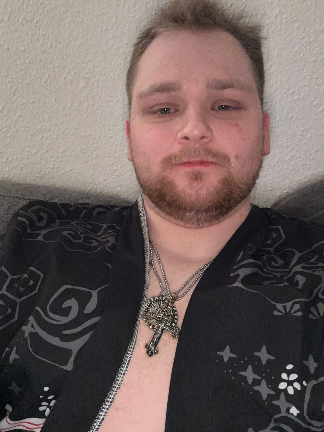 Customer photo review of HOLY CROSS GOLD. - NECKLACE
