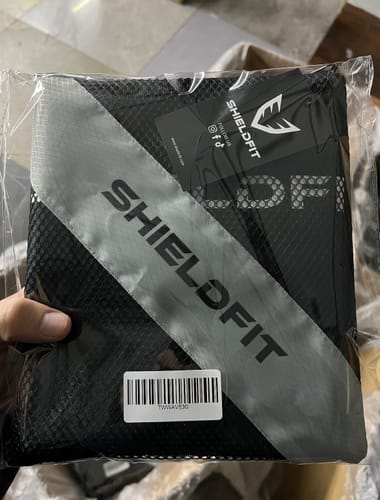 Customer photo review of Antibacterial Gym Towel: Urban Black