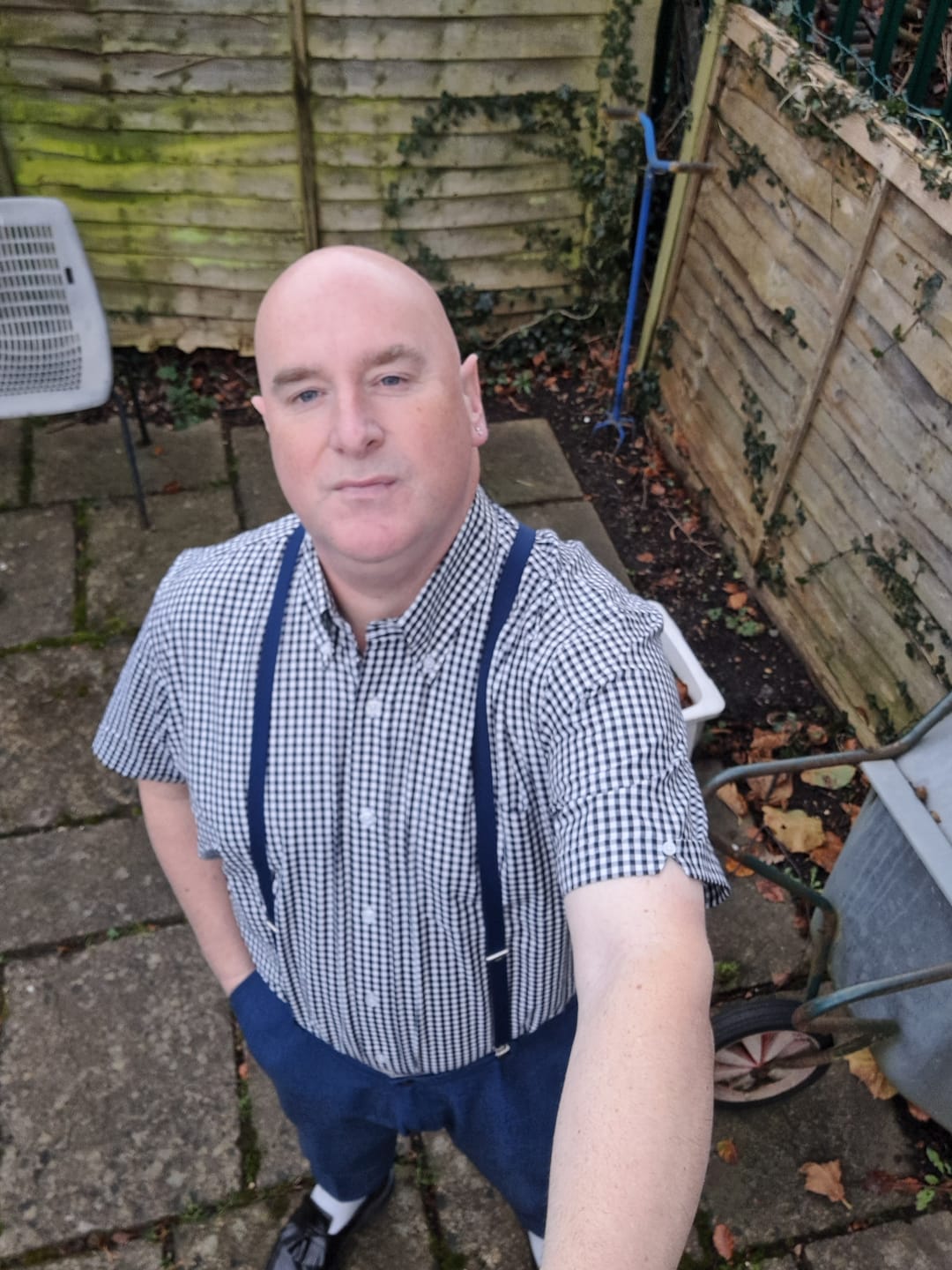 Customer photo review of Short Sleeve Checkered Gingham Shirt - Multiple colours