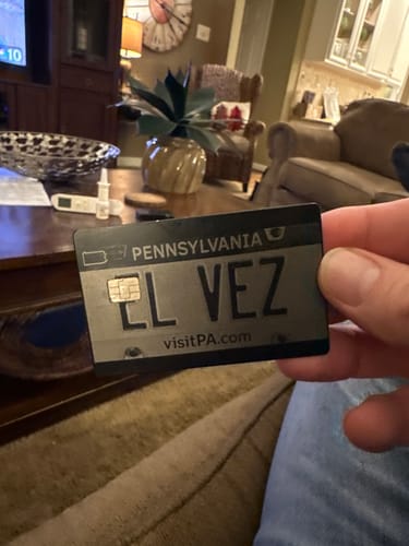 Customer photo review of Tik Tok Shop - Engraven Card