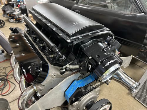 Customer photo review of 92mm 1" Throttle Body Spacer (LS 4-Bolt Pattern) 10-13017BLK