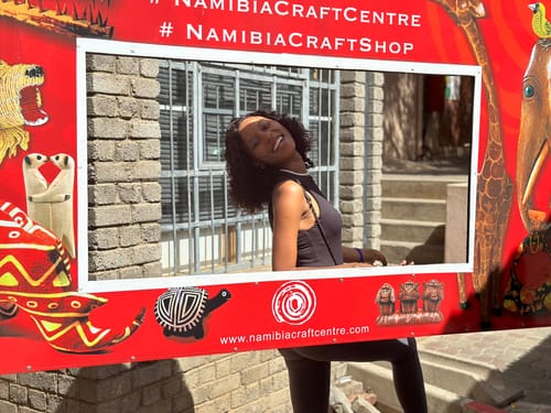 Customer photo review of 3part Water Curl Wig