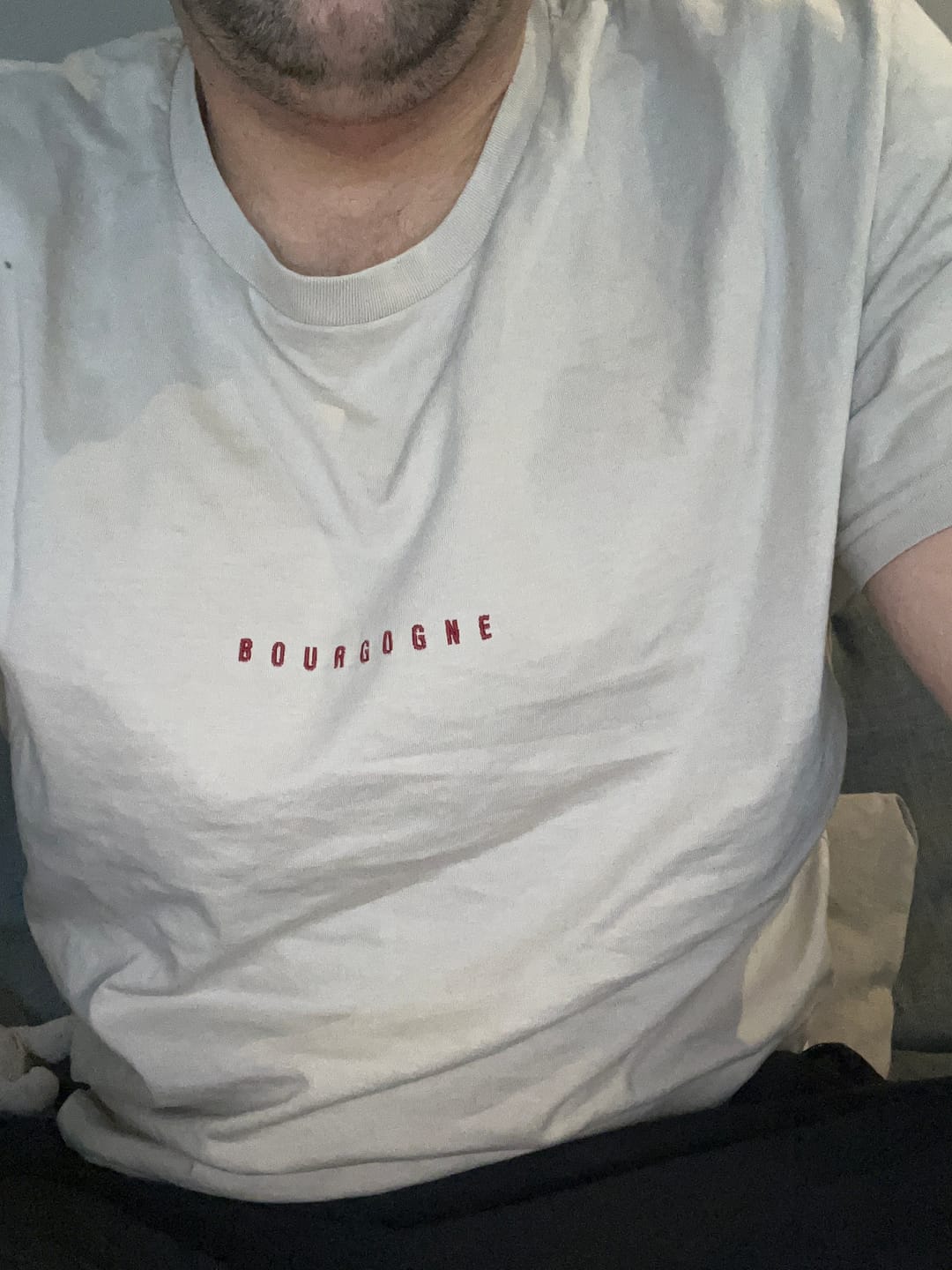 Customer photo review of The Bourgogne organic t-shirt
