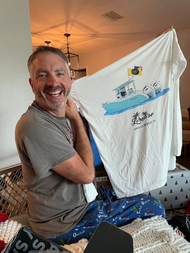 Customer photo review of Pelagic Custom Dri-Fit Fishing Hoodies