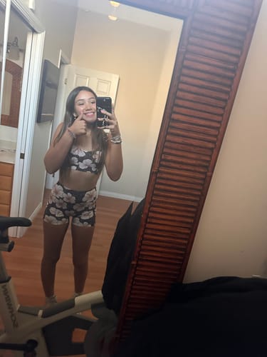 Customer photo review of Sports Bra - Brown Wild Thing