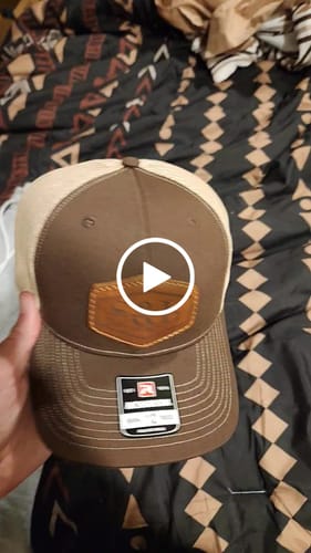 Customer video review of Richardson 112 Custom Leather Patch Hat