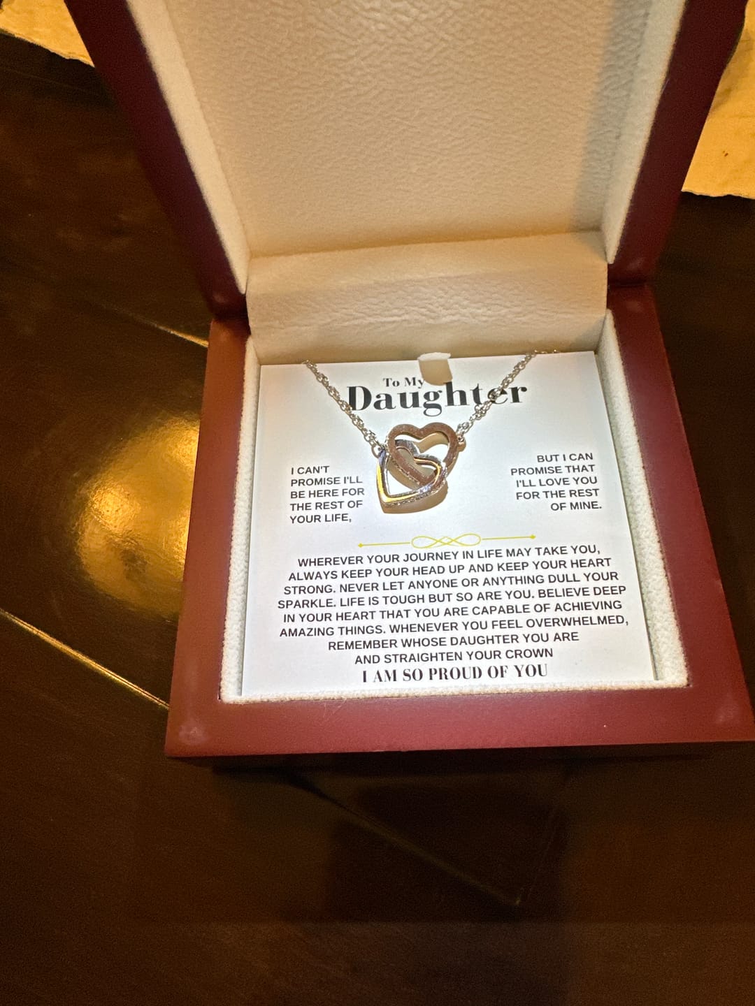 Customer photo review of To My Daughter - Beautiful Gift Set - SS176D