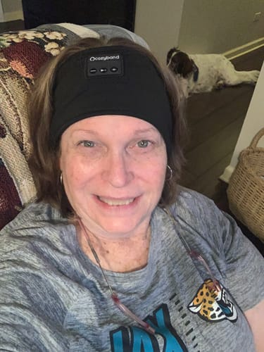 Customer photo review of CozyBand Wireless Headphones