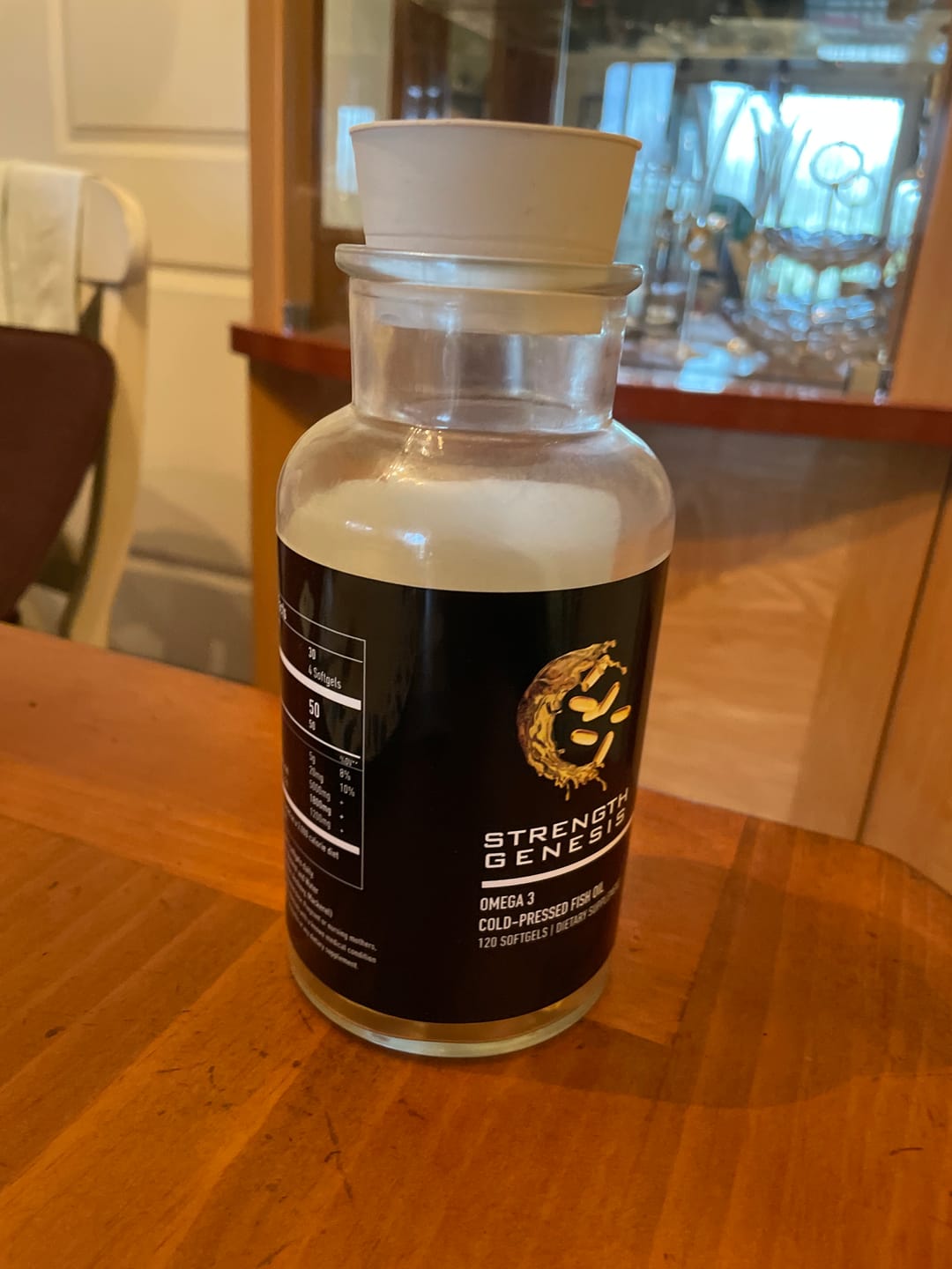Customer photo review of Omega 3 Molecularly Distilled Cold Processed Fish Oil (120 Softgels)
