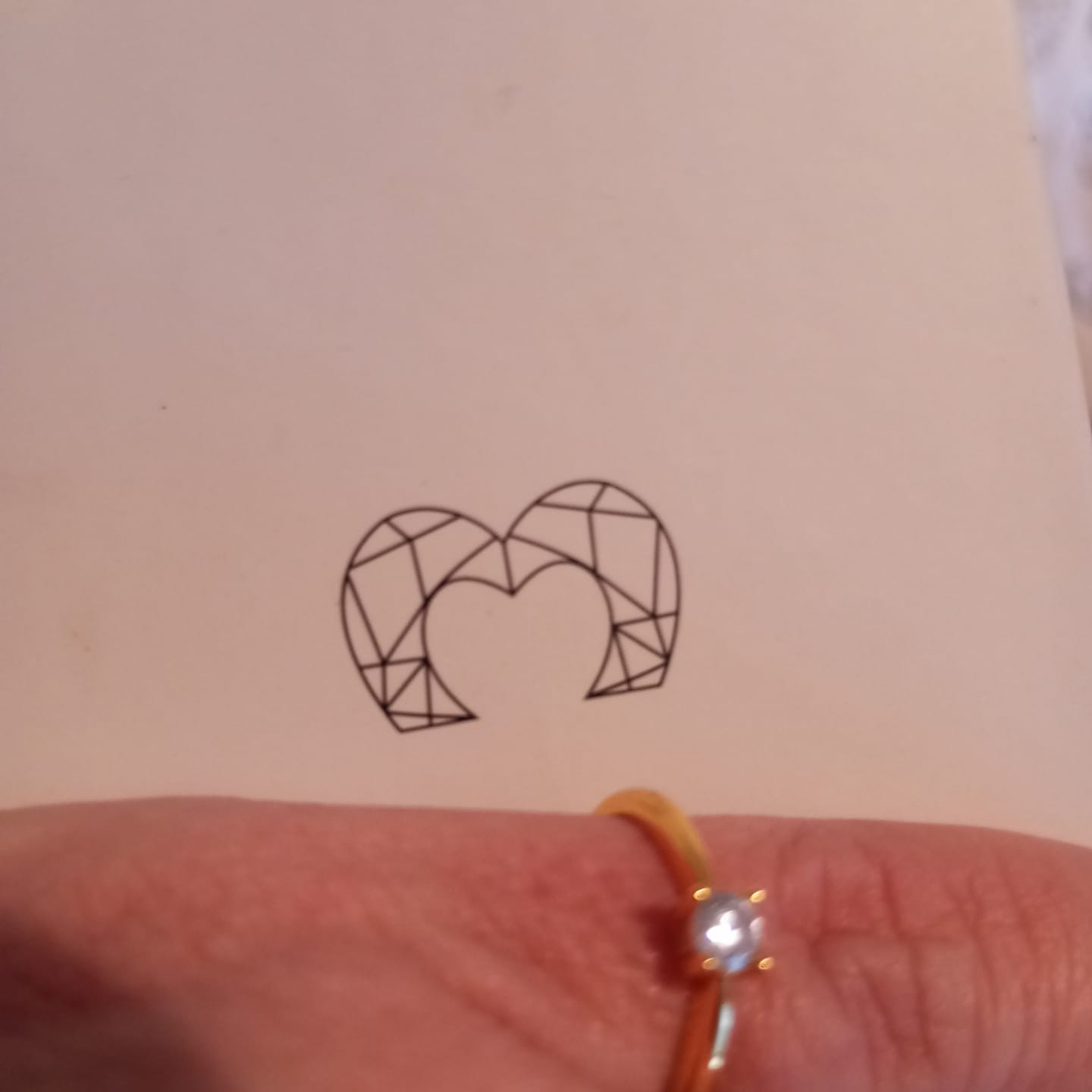 Customer photo review of Anillo Circonita Solitaria