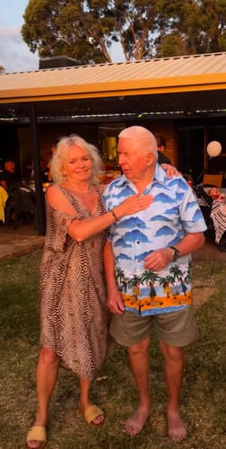 Customer photo review of Cold Shoulder Dress In Uluru Earth