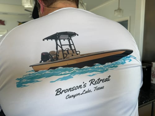 Customer photo review of Camouflage Dri-Fit Long Sleeve Custom Shirts