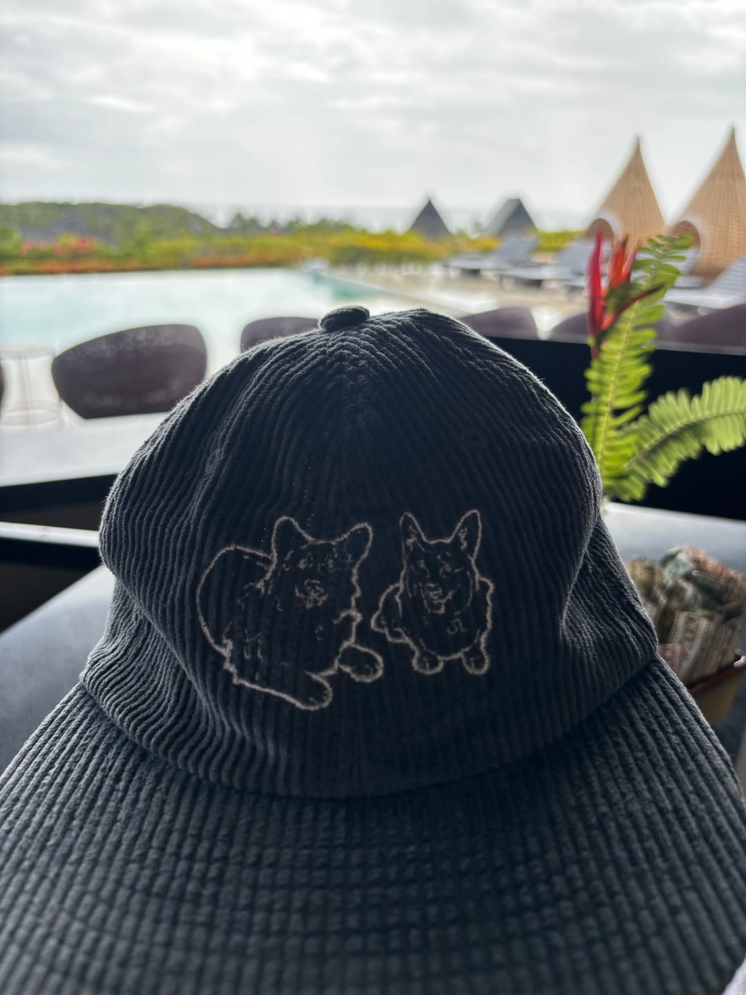 Customer photo review of CUSTOM CORDUROY CAP