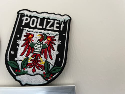 Customer photo review of Polizei Xmas Textil Länderpatches