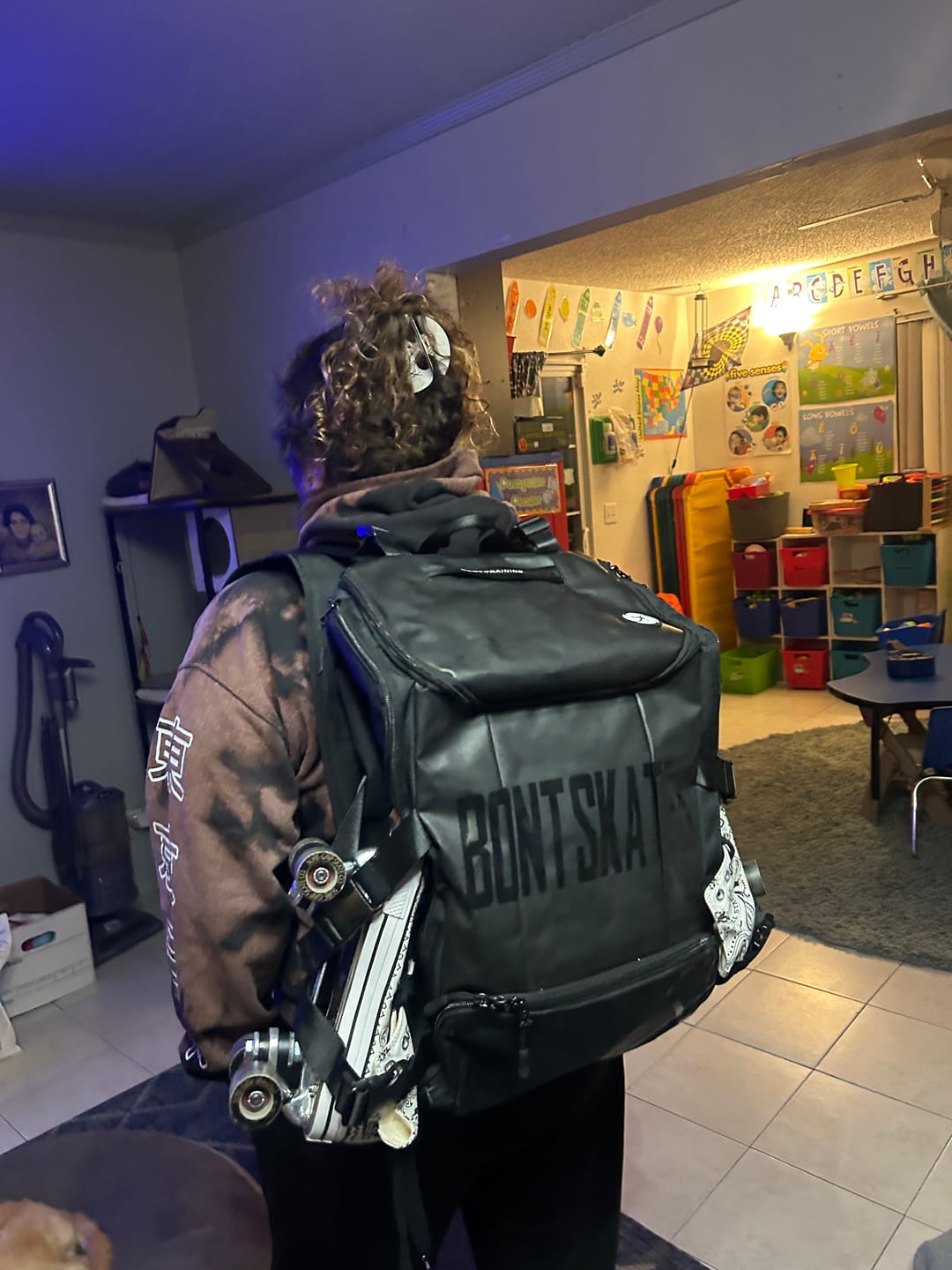 Customer photo review of Skate Backpack