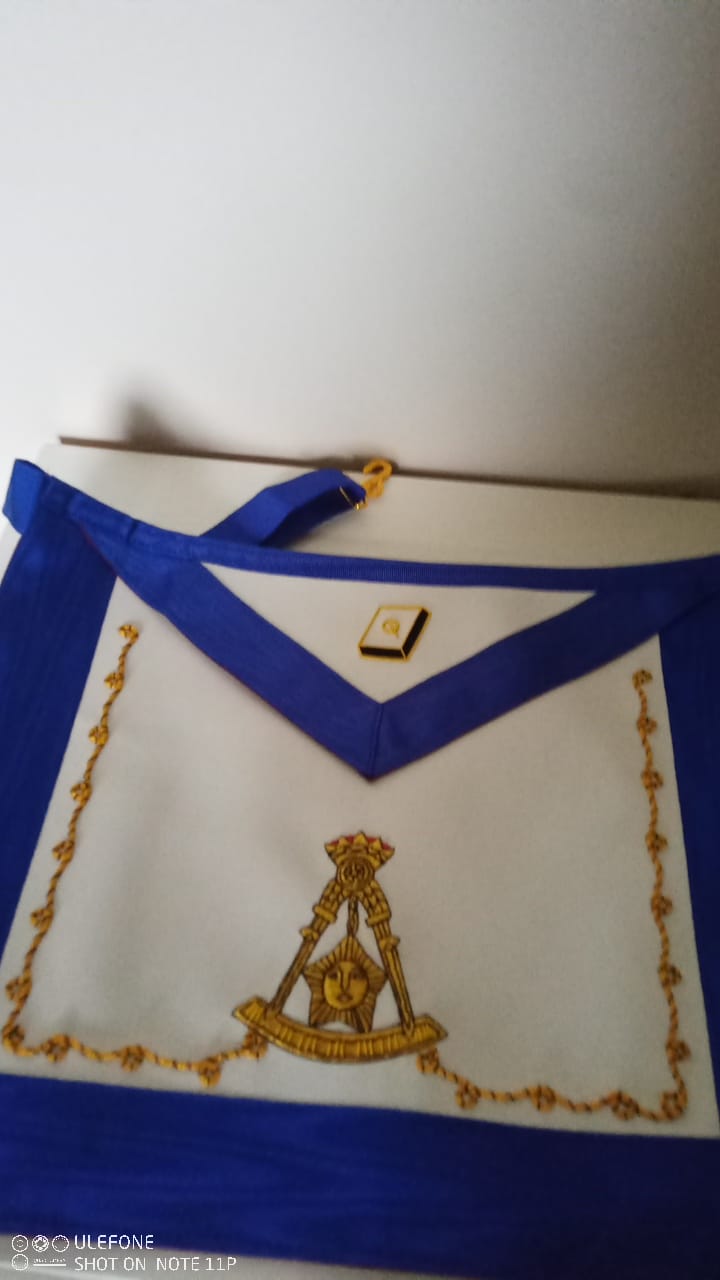 Customer photo review of Pack Grand Élu Parfait et Sublime Maçon Tablier + Sautoir 14° REAA