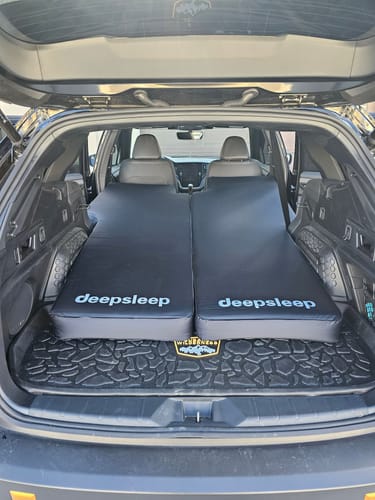 Customer photo review of deepsleep Solo Mat for Subaru Outback