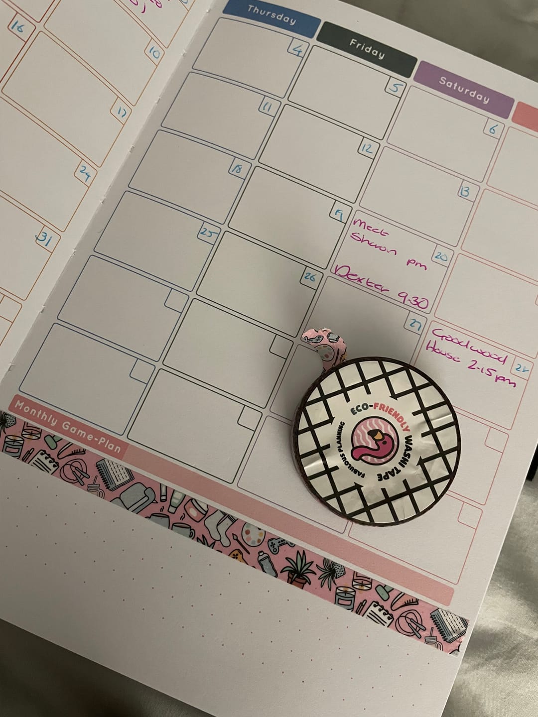 Customer photo review of Freebie Self Care Washi Tape 10mm