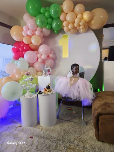 Customer photo review of Baby Girl Birthday Party Dress Long Sleeve Flower Girl Dress Princess Dress