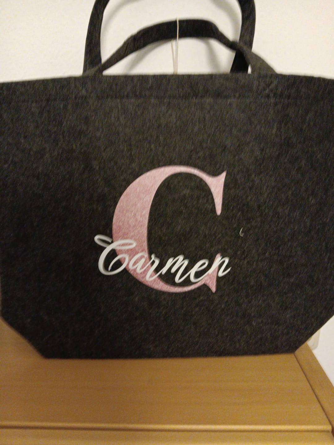 Customer photo review of Initiale - Individuelle Filztasche
