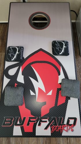 Customer photo review of Buffalo Bags - Blackout - Cornhole Bags - Shadow Series - 2024 ACL PRO Licensed