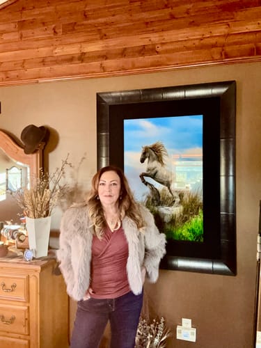Customer photo review of Twenty Six Vegas Fur Jacket