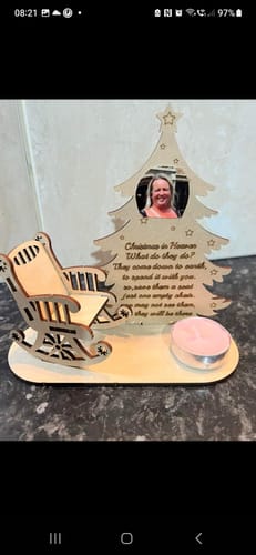 Customer photo review of Christmas Remembrance Ornament