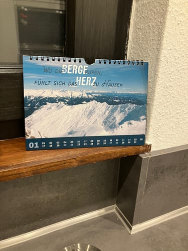 Customer photo review of BERGMENSCH® Kalender 2024
