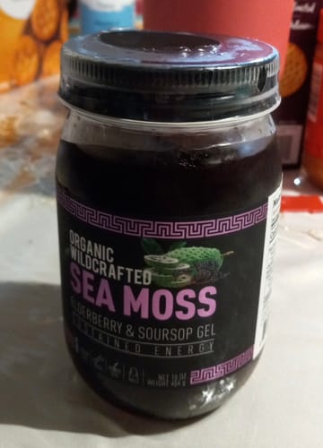 Customer photo review of Elderberry and Soursop Infused Sea Moss Gel