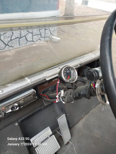 Customer photo review of 85mm Analog Tach for Predator/212/420/670/Clone 0-8000 Tachometer