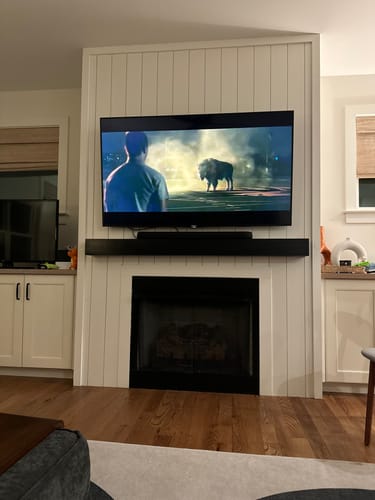 Customer photo review of Contemporary Mantels