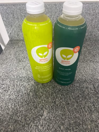 Customer photo review of Suco de Abacaxi com Hortelã - 100% natural