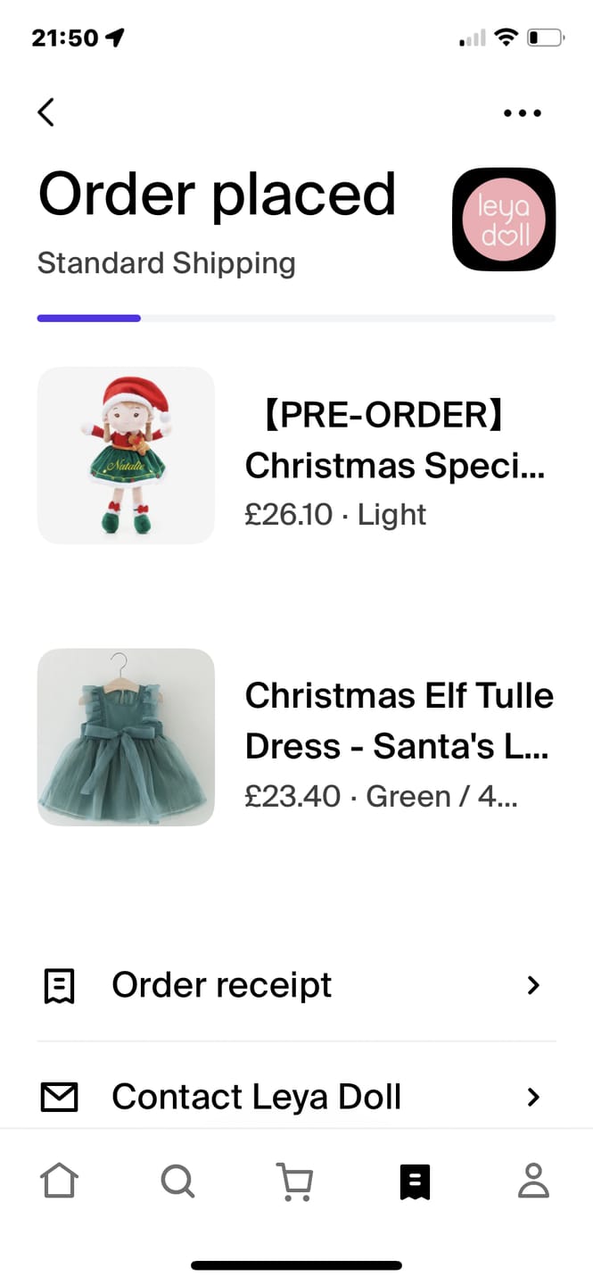 Customer photo review of Personalized Natalie the Elf - Christmas Special