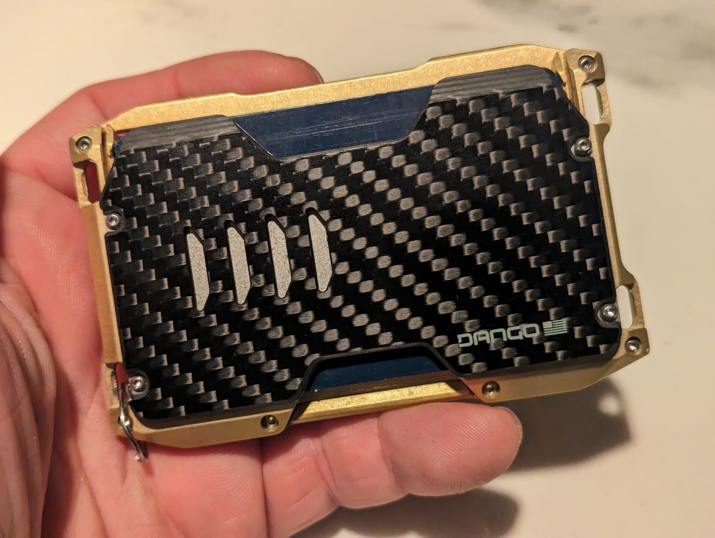 Customer photo review of A-SERIES CARBON FIBER BACKPLATE