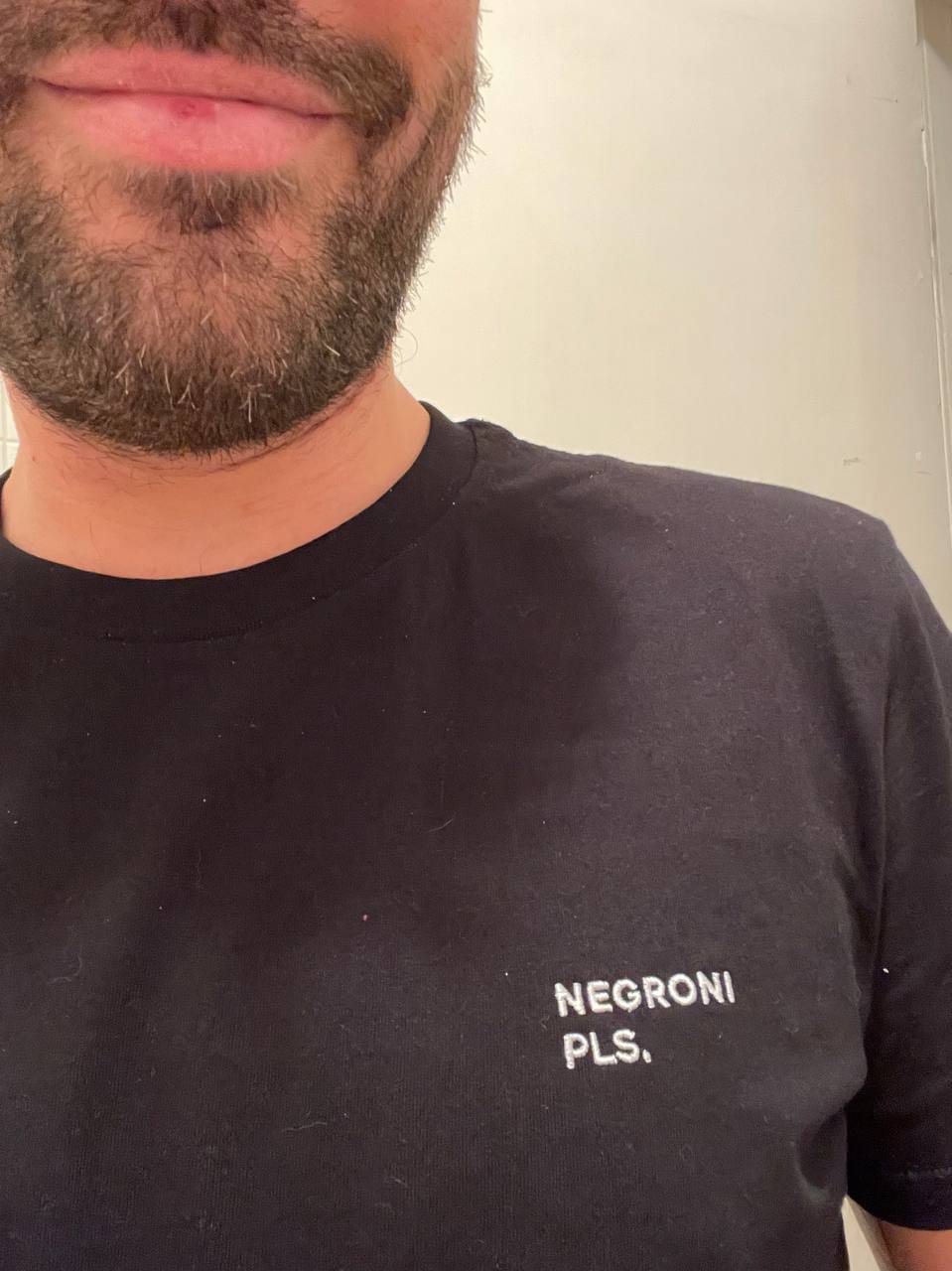 Customer photo review of The Negroni Pls. Organic T-shirt