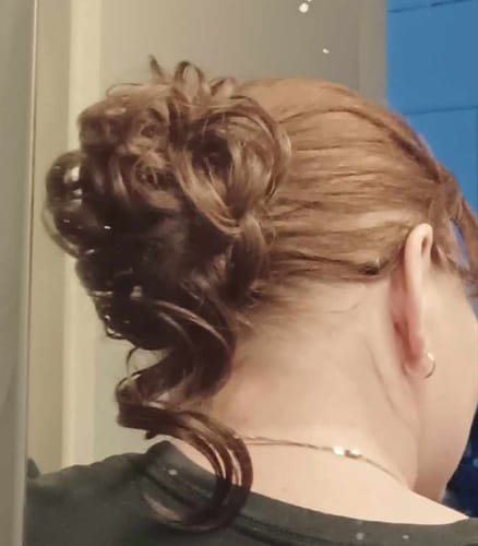 Customer photo review of Ponytail Bun Clip