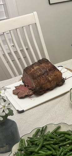 Customer photo review of Prime Rib Roast, Choice