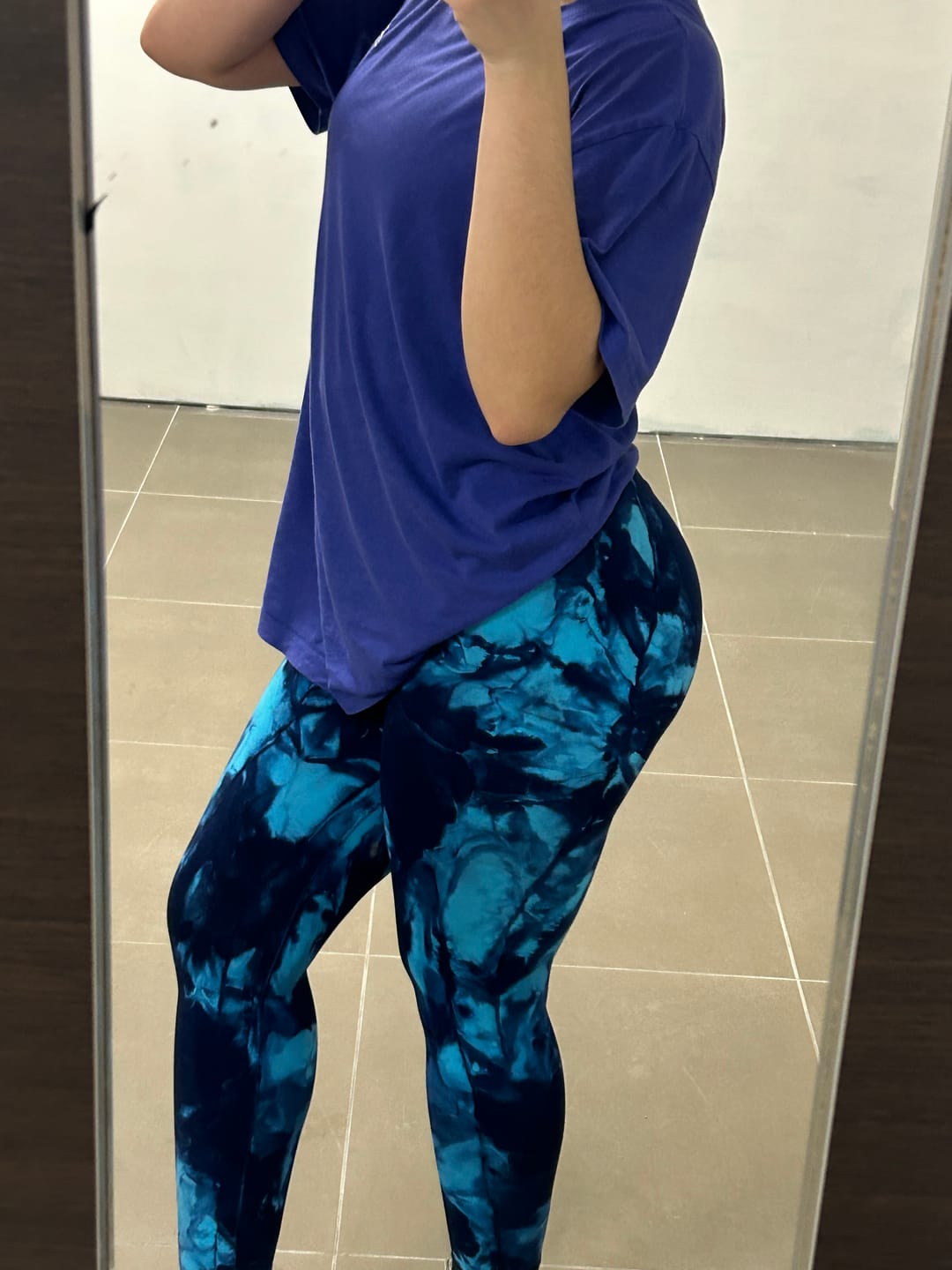 Customer photo review of Leggings Elements Acqua Turchese Blu