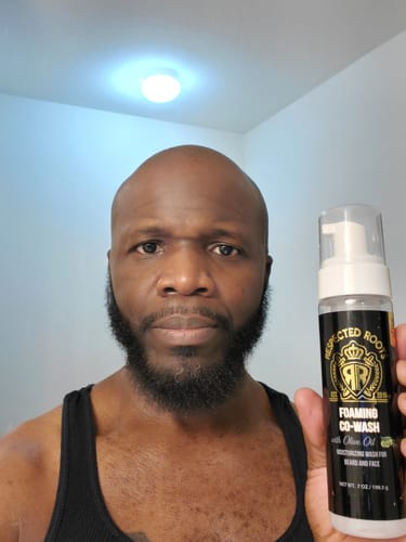 Customer photo review of Respected Roots Foaming Co-wash (7oz. each)