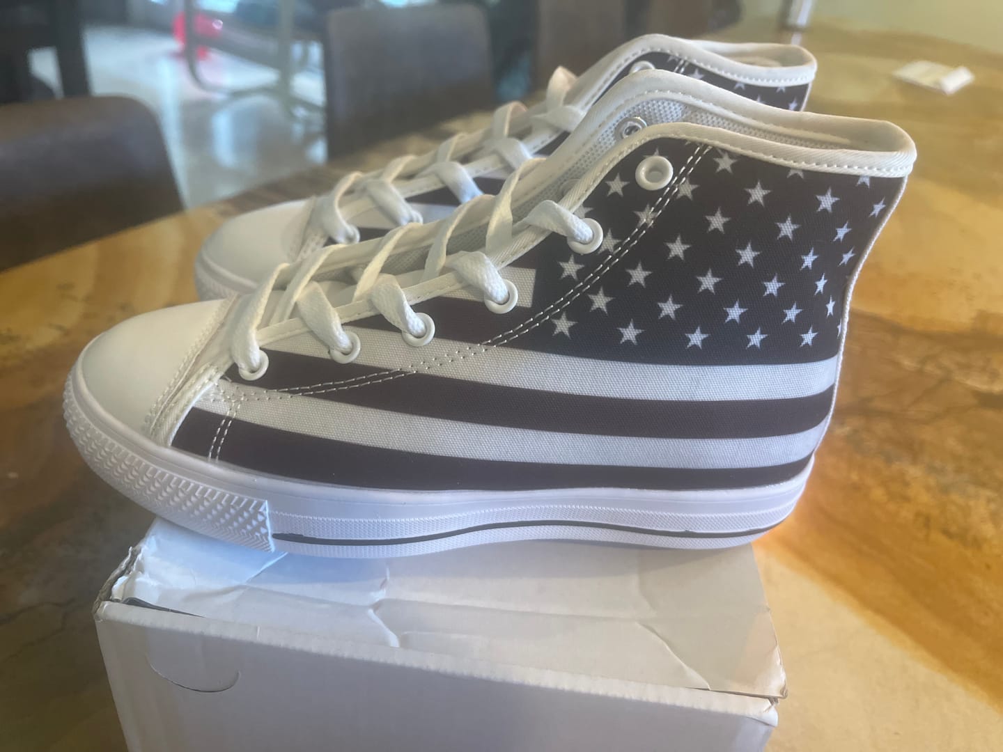 Customer photo review of US Flag White