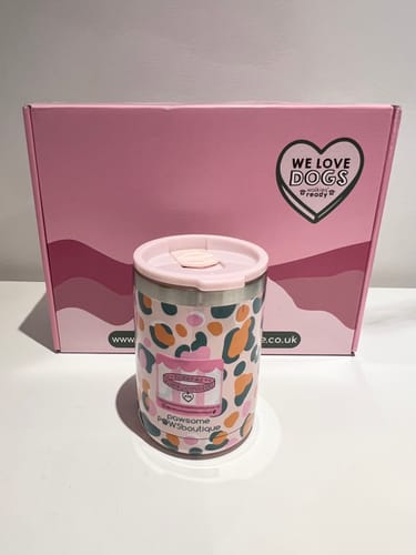 Customer photo review of Travel Mug - Pink Leopard