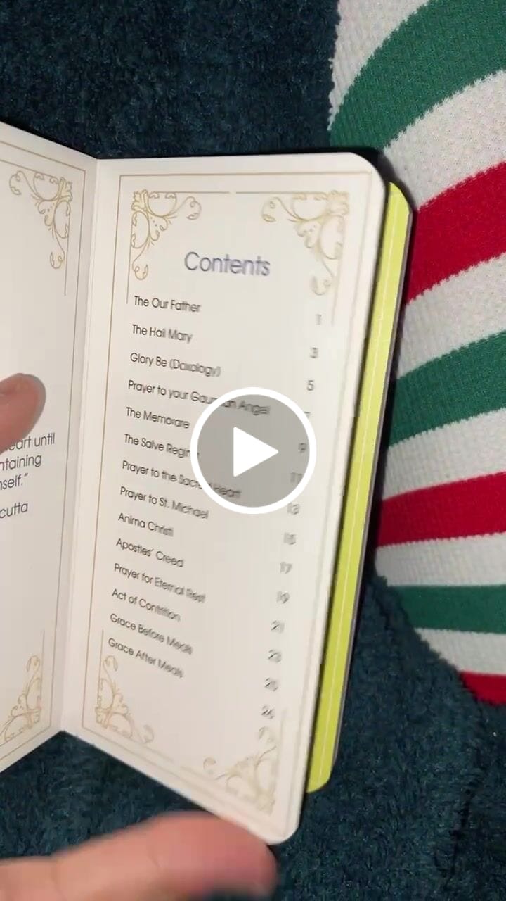 Customer video review of My Book of Catholic Prayers