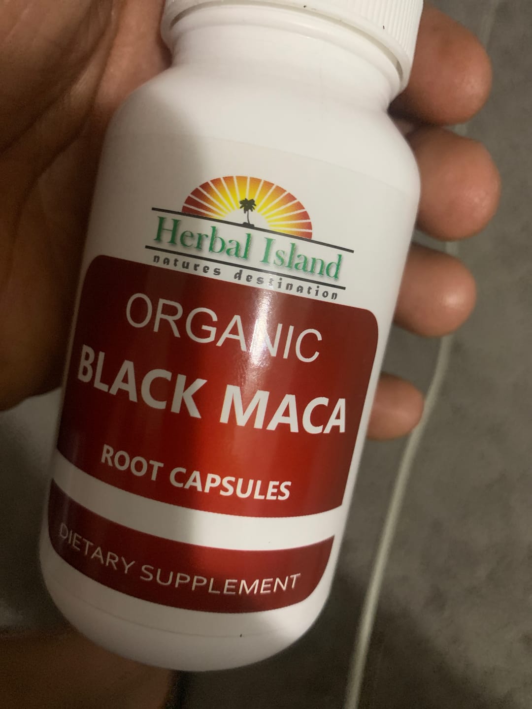 Customer photo review of Black Maca Root Capsules